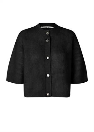 Andrea knit rib cardigan Sort Second Female 